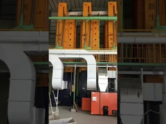 Mesin Pengering Padi 20000K 20 Ton Pabrik Beras Untuk Bahan Biomassa