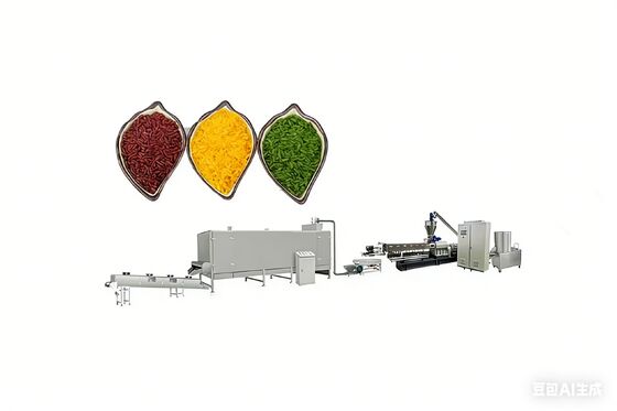 Peralatan Pengolahan Beras Nutrisi 100kg per jam Mesin Pengolahan Beras Nutrisi Dijual