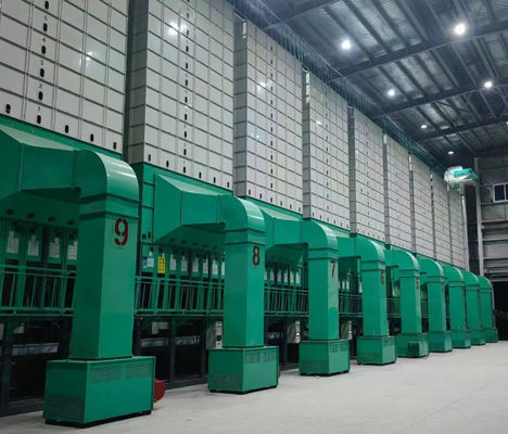 Harga bagus 30 Ton Mix Flow Cross Flow Paddy Dryer Dengan Husk Furnace Mesin Pengering Multi Fungsi on line