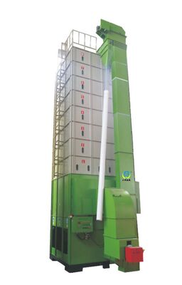 Harga bagus Mesin Pengering Biji-Bijian 19,4kw Kapasitas 35 Ton Warna Kuning Dan Biru Mudah Pengoperasian on line