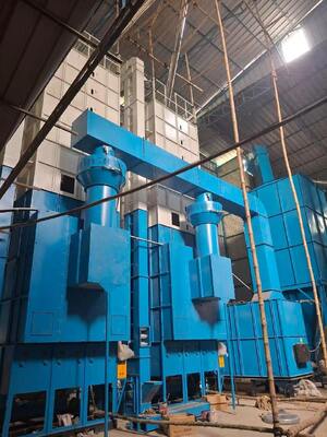 Harga bagus 10000m3 / H 24 Ton Pabrik Pengering Beras Kukus Beredar Suhu Rendah on line