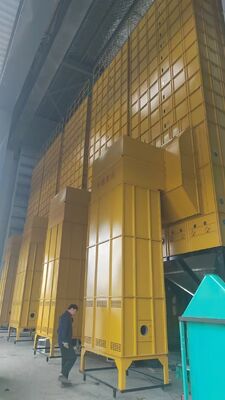 Harga bagus Mixed Flow Type Mesin Pengering Pertanian dengan Dual Centrifugal Fans & 8 Saluran Grain on line