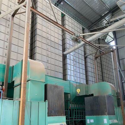 Harga bagus 300 Ton Batch Mesin Pengering Gandum Tidak Langsung hemat energi dengan Conveyor on line