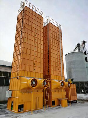 Harga bagus 14000m3/H jagung 30T Indirect Heating Mesin pengering jagung on line