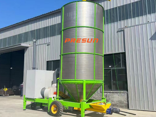 Harga bagus Mesin pengering gandum jagung paddy otomatis 10 MT pemasok pengering mobile on line