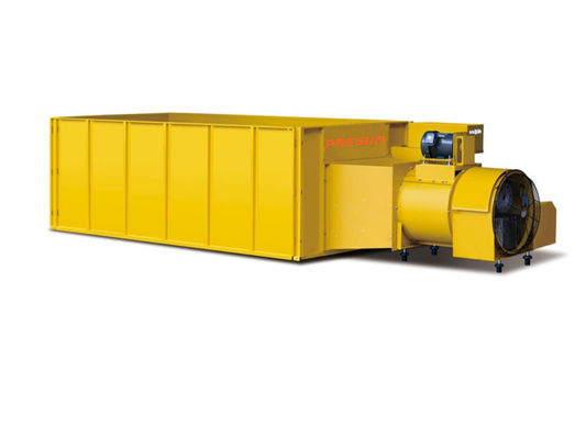 Pengering Udara Horisontal Pulsa Mesin Pengering Mini 3 Ton Metrik