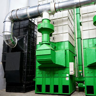 Harga bagus 200 Ton Pemanas Tidak Langsung Pengering Tungku Sekam Padi Kontrol Terkomputerisasi on line