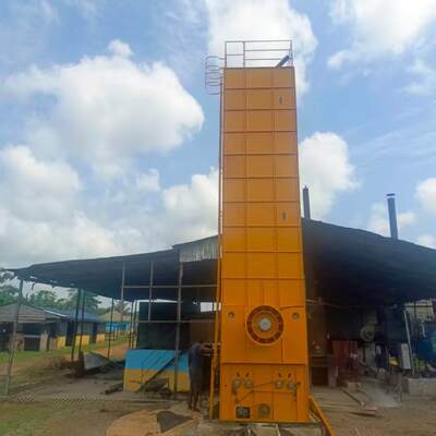 Harga bagus 12,45KW Didukung Mesin Pengering Gandum Tipe Batch dengan 900 KG / H Kapasitas Pemrosesan Min on line