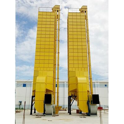 kualitas Batch Type Paddy Dryer Machine dengan daya 15,3kw dan kontrol otomatis untuk pengeringan suhu rendah pabrik