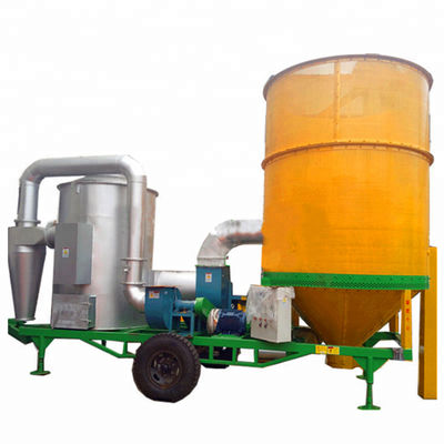 kualitas 4 Ton Per Batch Volume Silo Mesin Pengering Biji Portable Mobile pabrik