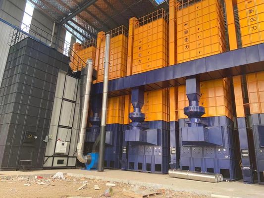 Mesin Pengering Padi Gandum Tipe Batch 120 TPD Untuk Penggilingan Padi