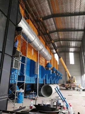 Udara Panas Ledakan Indirect Pemanasan 500 Ton Besar Paddy Hull Burner Dengan Max Nilai Kalori